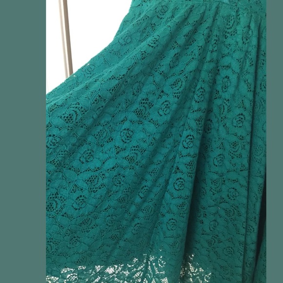 Pins And Needles Green Lace Dress.Urban Outfitters - Picture 3 of 5